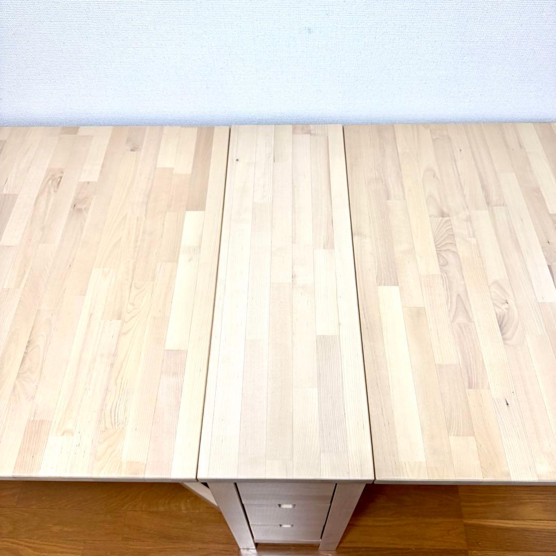 週末限定セール！【極美品】IKEA NORDEN ゲートレッグテーブル