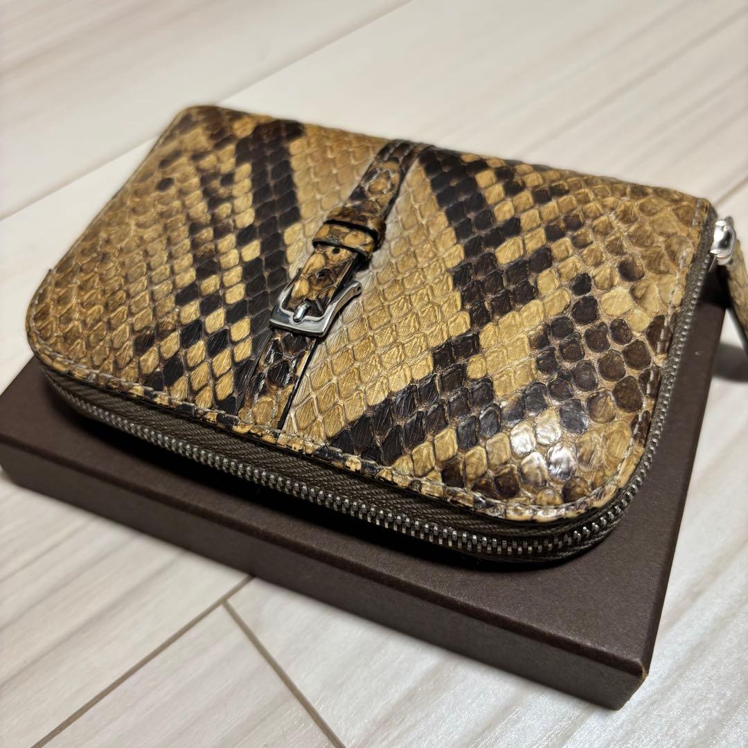 Camille Fournet パイソンレザー マルチカードケース