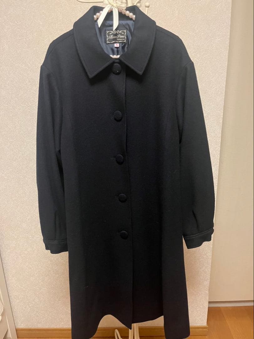 ✴︎美品✴︎メゾピアノJr. ケープつきマルチWAYコート ネイビー