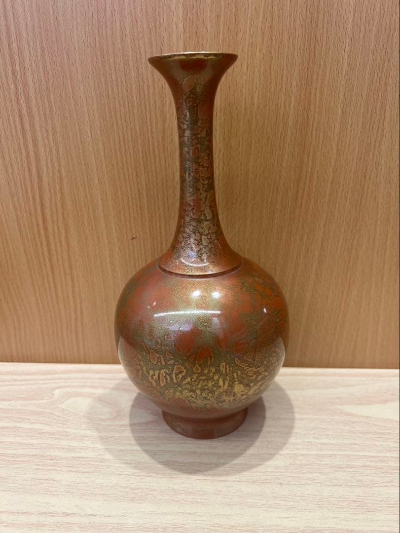 高岡銅器 銅製花瓶 伝統工芸品