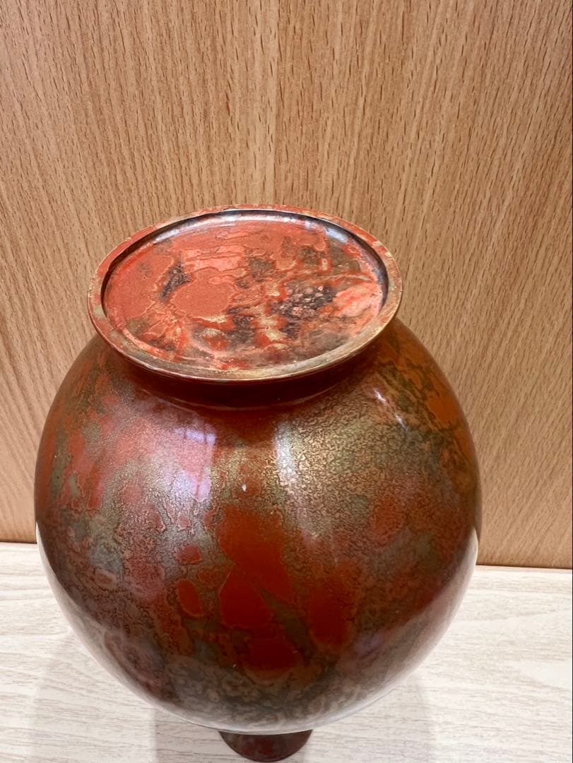 高岡銅器 銅製花瓶 伝統工芸品