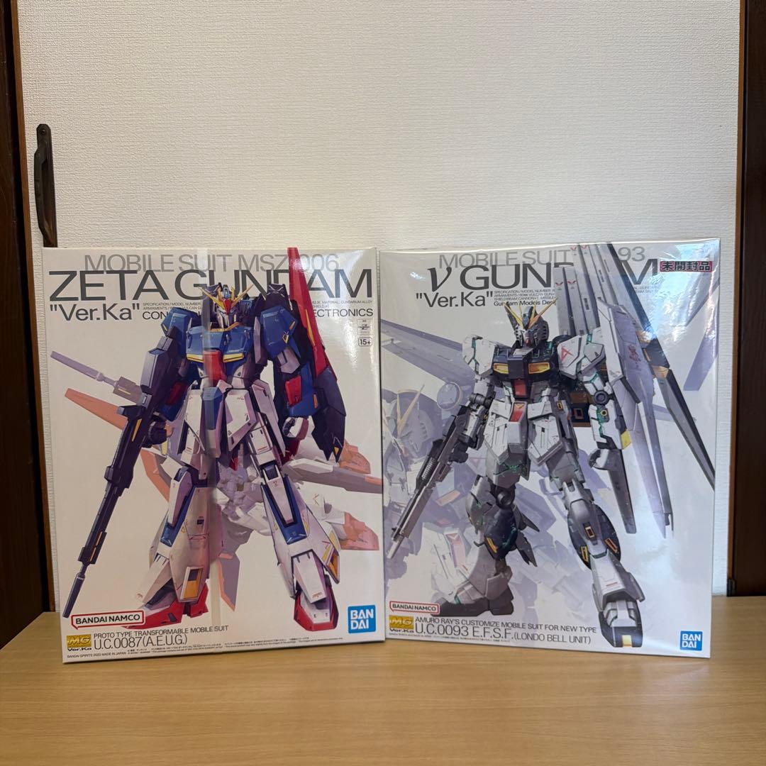 MG ZガンダムVer.Ka νガンダム セット