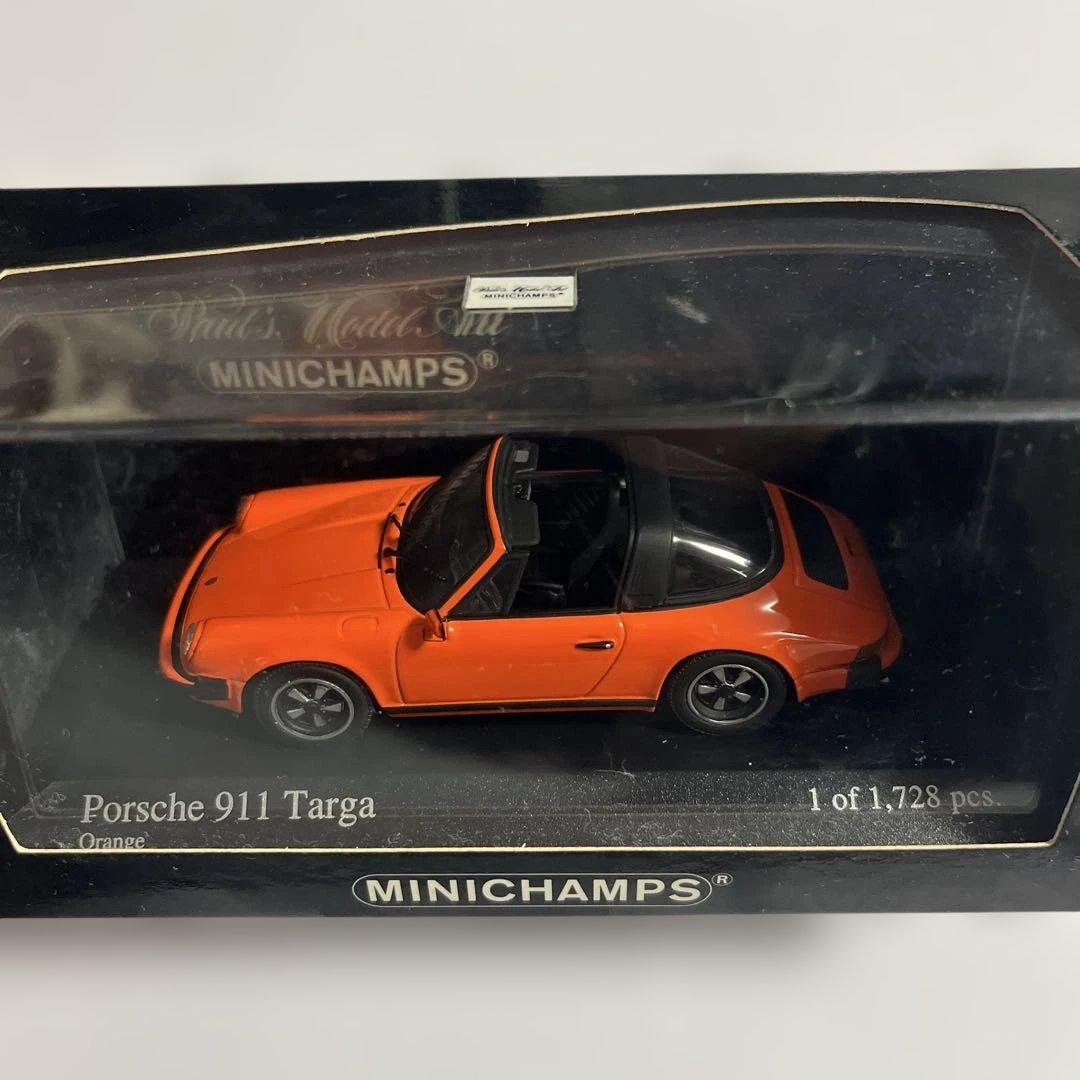 MINICHAMPS Porsche 911 Targa 1977 オレンジ