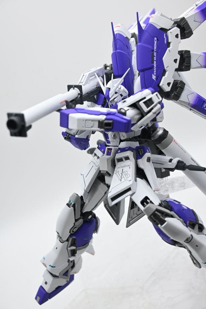RG Hi-νガンダム ハイパーメガバズーカランチャー 塗装品