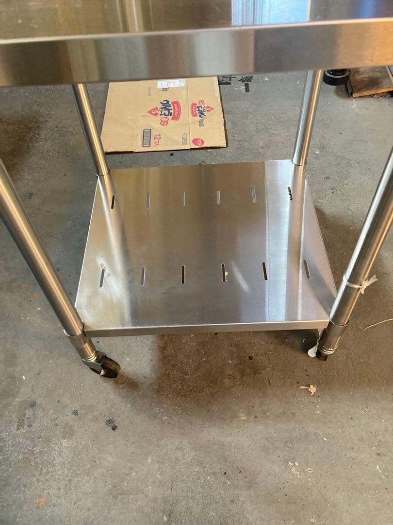 Maruzen ステンレス作業台 B キャスター付き