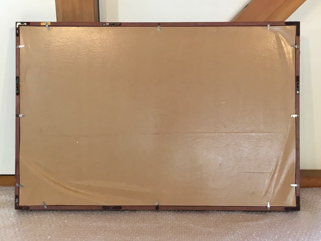 大根の干し物 水彩 日本画　刻印：良