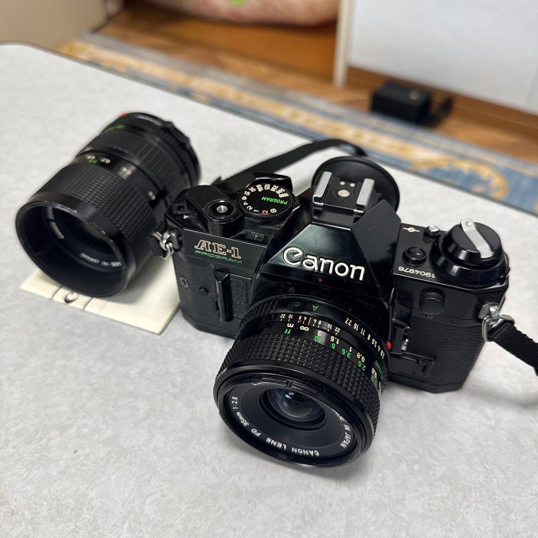 キャノン CANON A-1 レンズ2本付き 一眼レフカメラ ジャンク品