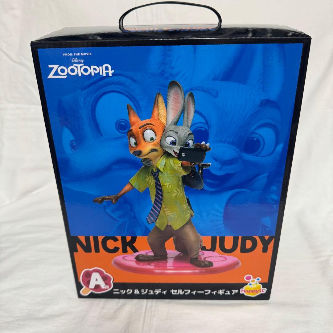 ズートピア2 ハッピーくじ ラストワン賞 ニック フィギュア ジュディ A賞
