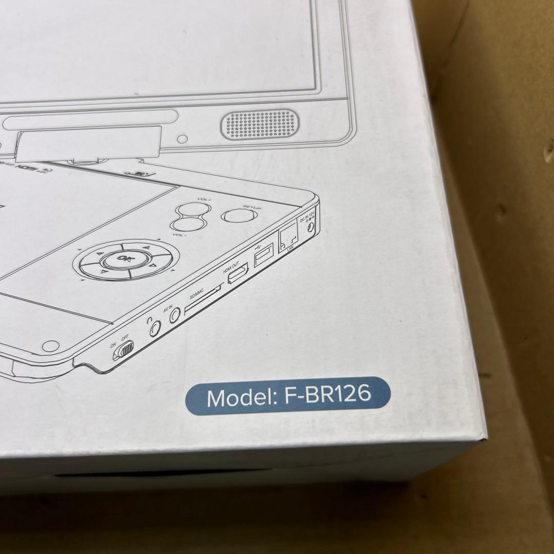 FANGOR ポータブルブルーレイプレーヤー　F–BR126