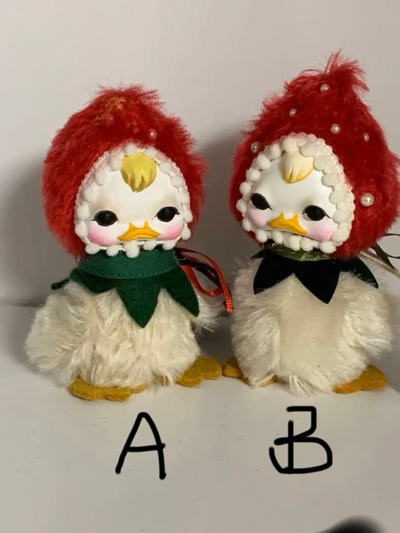 福寿ドール　ポケットいちごアヒル　作家ドールアヒル　アーティスト　バラ売り