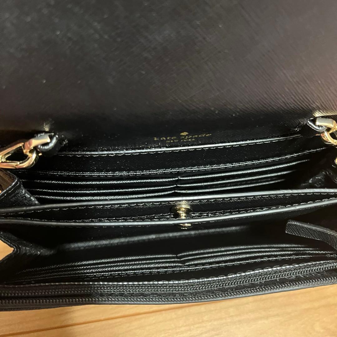 新品・未使用！♡ケイト・スペイド♡ ショルダー　ウォレット　大容量　リボン　財布