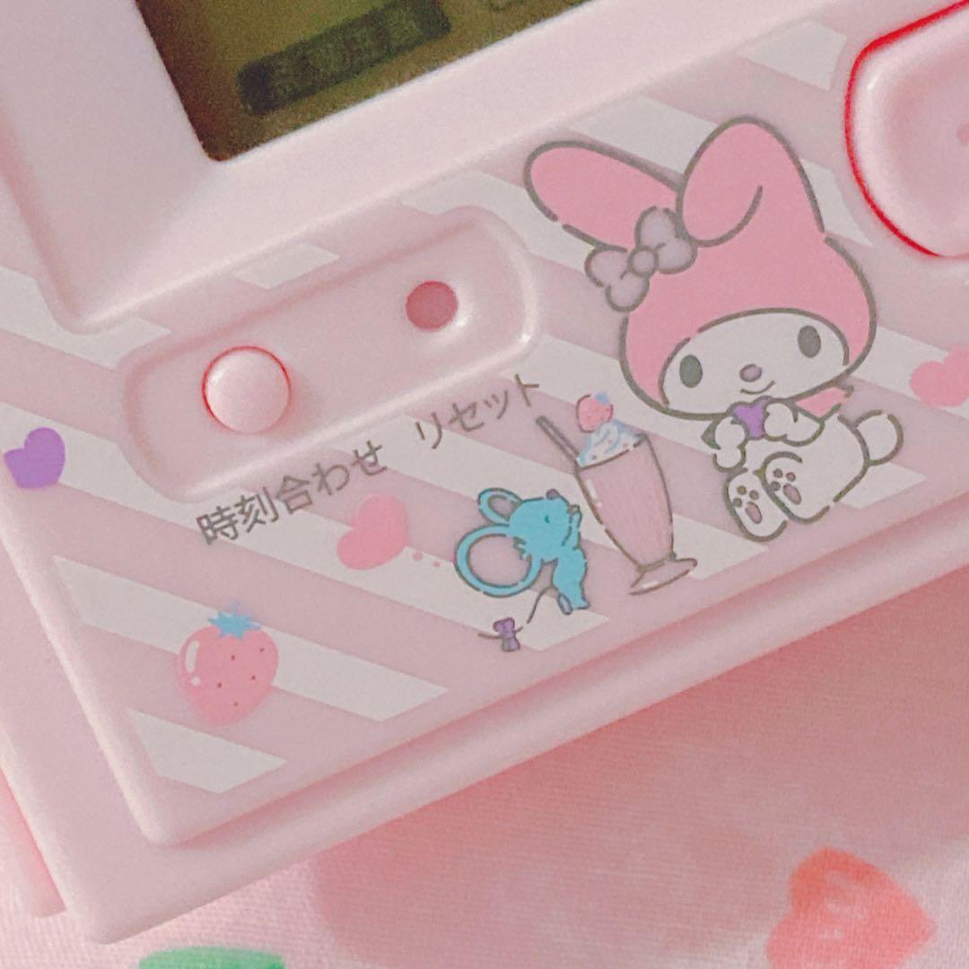 ♡マイメロディ 電波クロック デジタル目覚まし時計 サンリオ レトロファンシー♡
