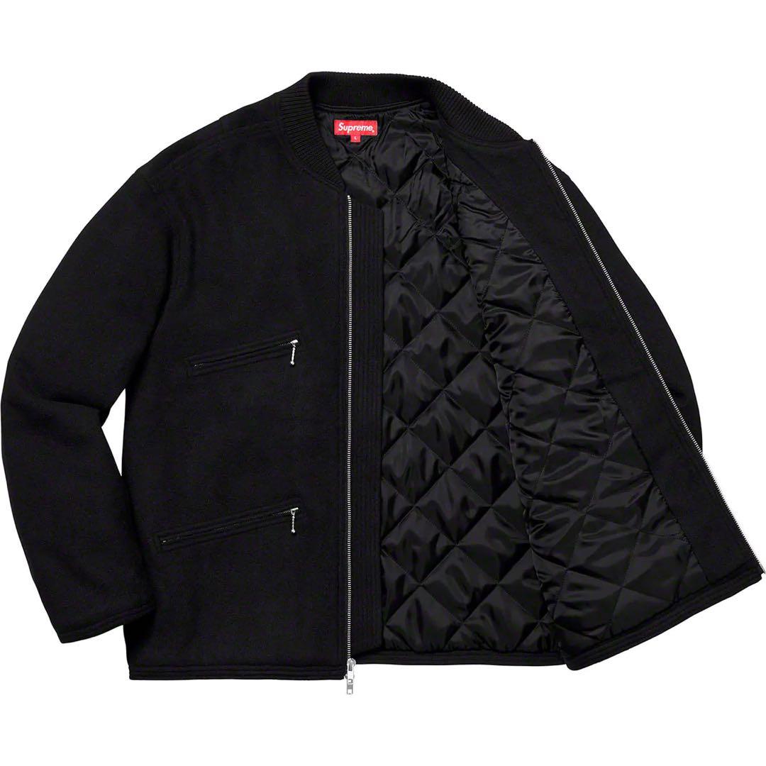 Supreme zip car jacket M 黒　シュプリーム 19ss