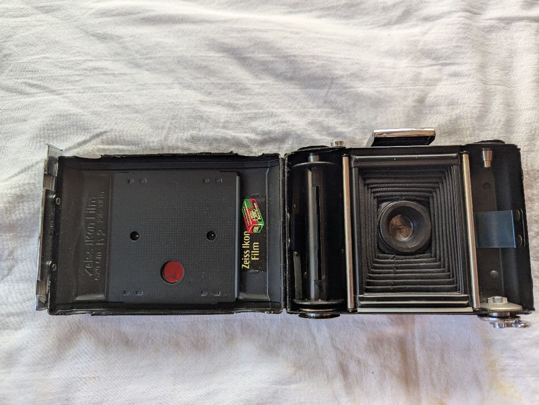 返品保証 ツァイスイコン ZEISS IKON Nettar 515 革ケース付