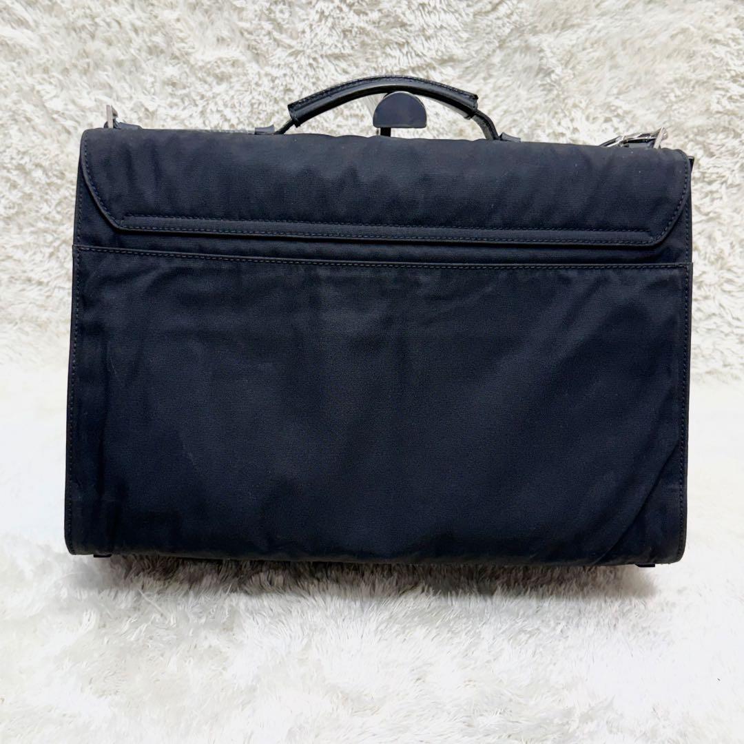 グッチ ナイロン ビジネスバッグ 大容量 A4可能 2way レザー ブラック