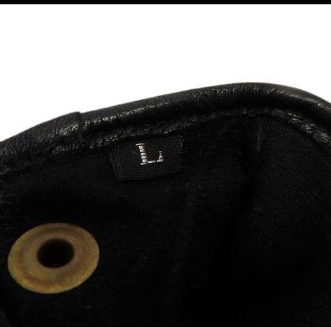 未使用 GLADHAND モノグラム レザーグローブ ブラックL 箱付き