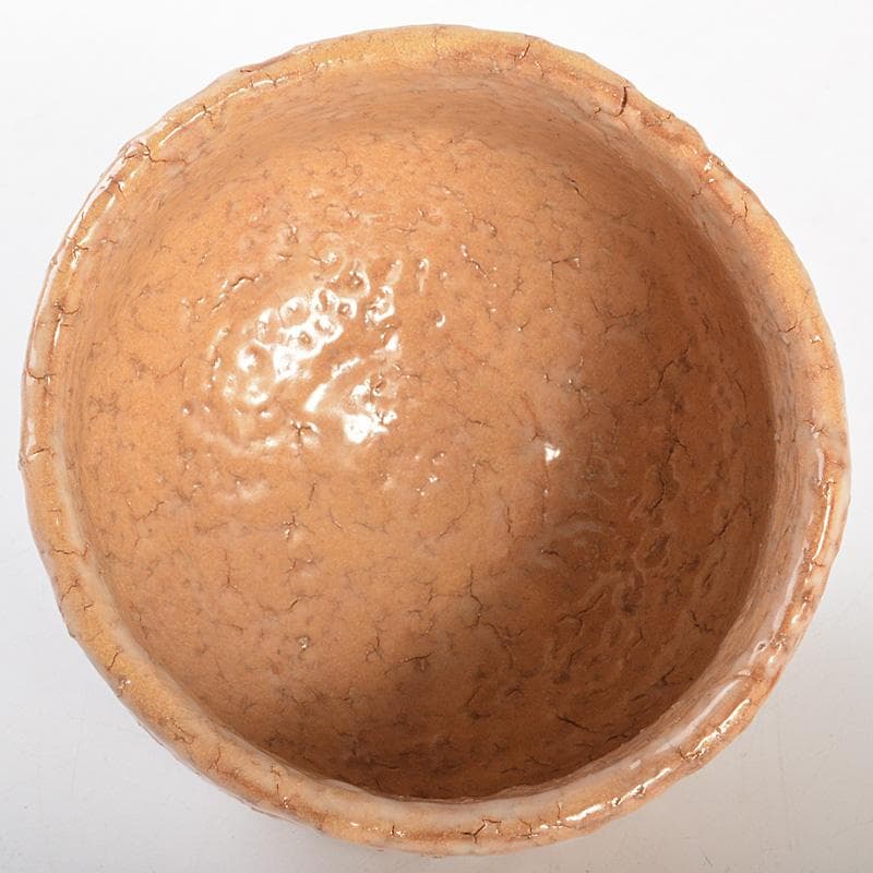 萩焼　十世　坂高麗左衛門　茶碗　銘「瑞年」　宗左（惺斎）極め箱　V　R7454