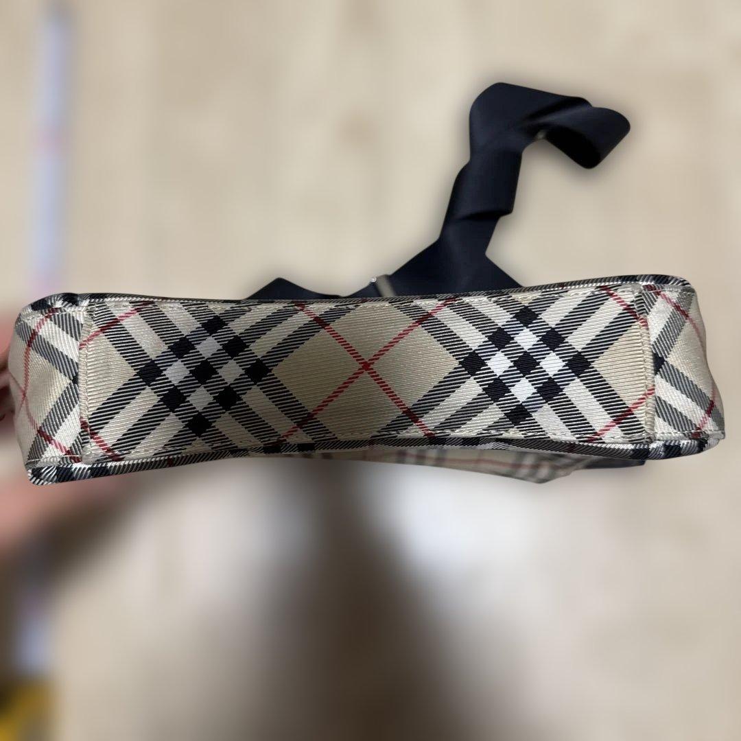 美品　バーバリーブルーレーベル　ショルダーバッグ　ナイロン　軽量　ノバチェック