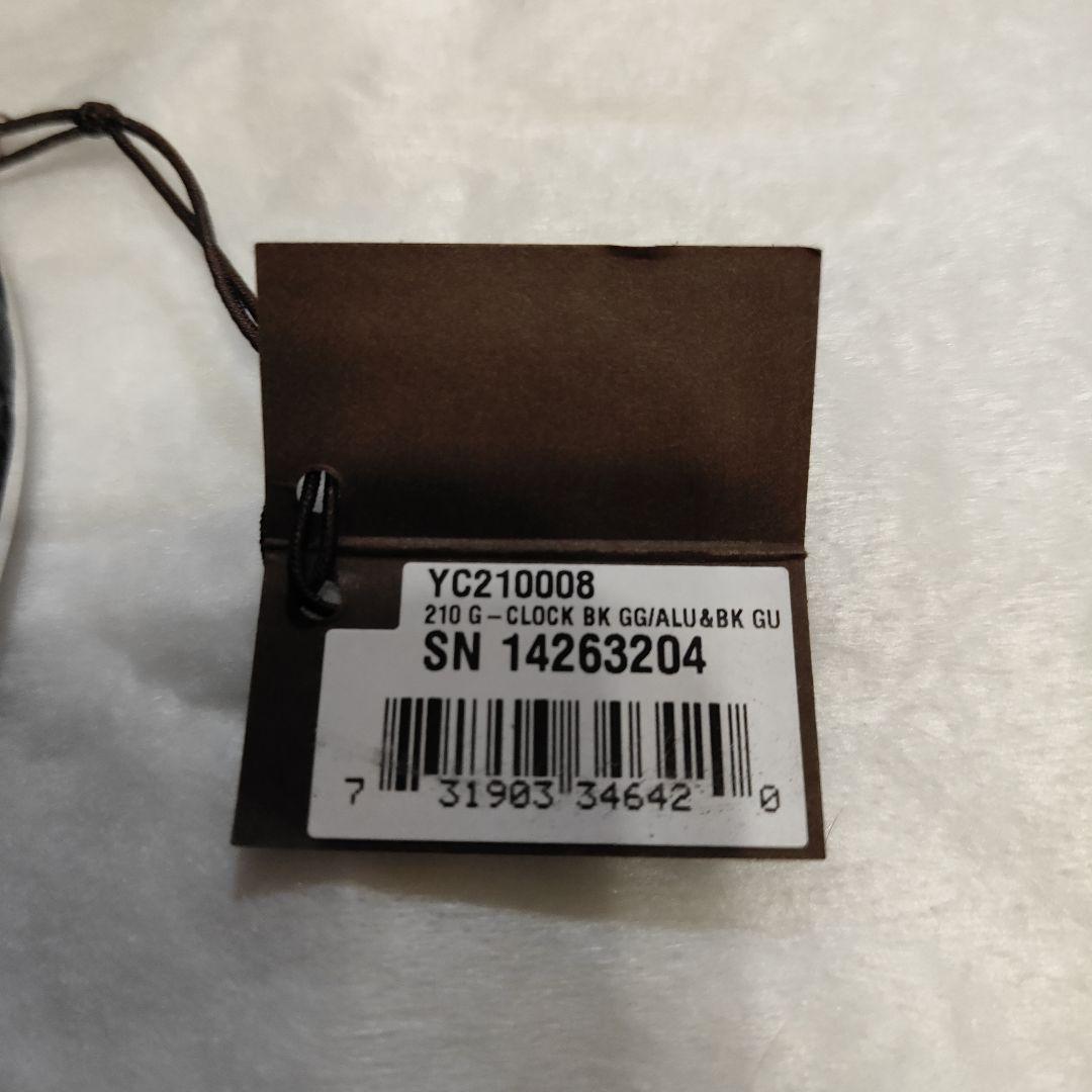 GUCCI 置時計 シルバー グレー