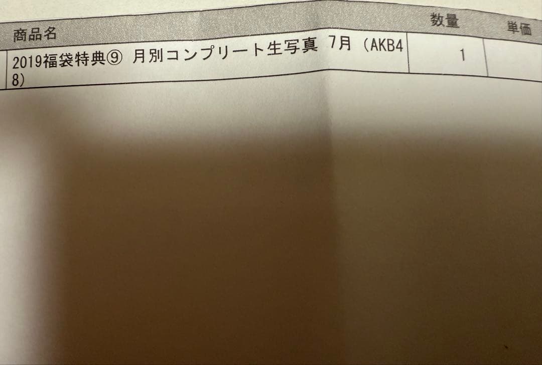 AKB48 月別　復刻版　生写真　コンプリートセット　2018 7月　福袋　特典