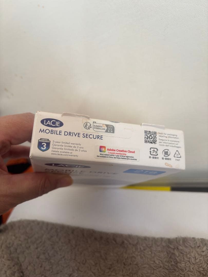LACIE Mobile Drive Secure 2TB USB-C新品未使用