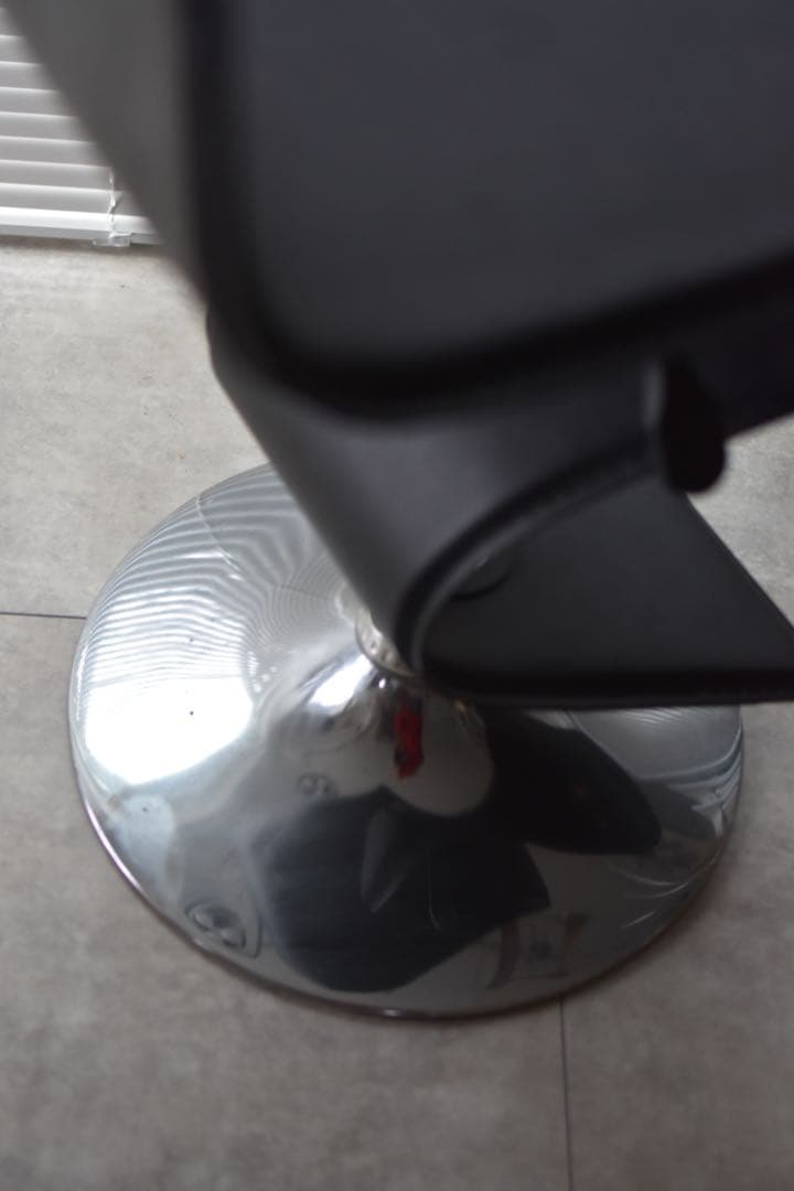 レザースツール　スツール　昇降式　ビンテージ家具　ポストモダン