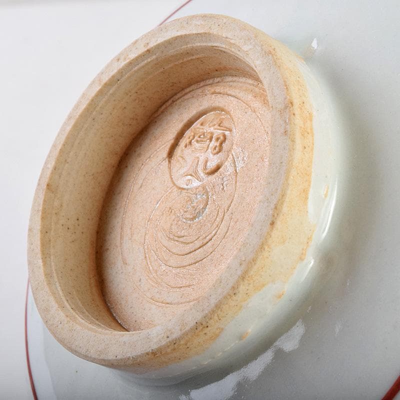 永楽善五郎造　呉州赤絵　魁字花鳥文　鉢　共箱　C　R9241