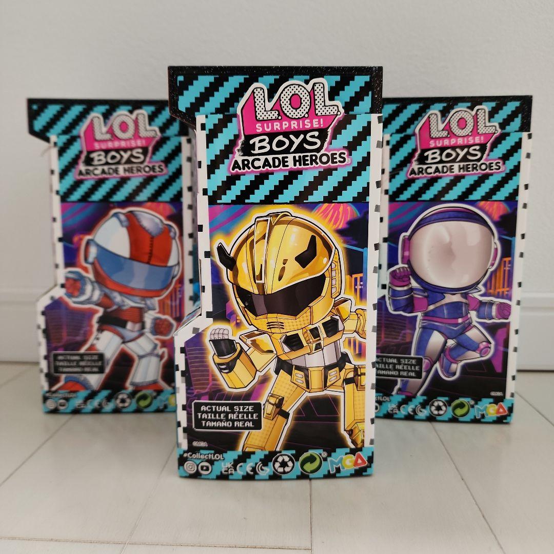 LOLサプライズ ボーイズ アーケード ヒーローズ 2 ゲームセンター人形 3個
