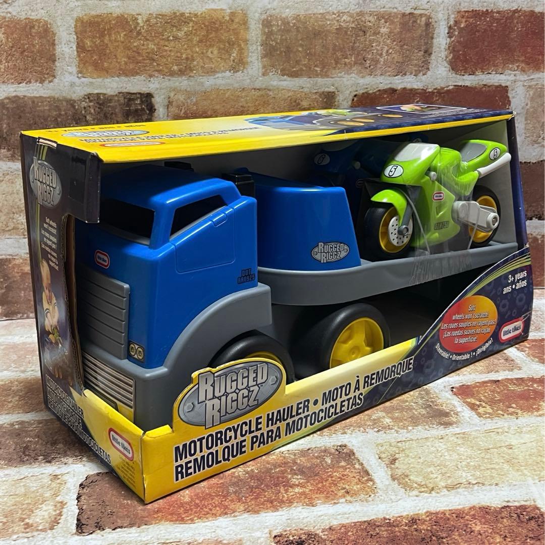 リトルタイクスRUGGED RIGGZ モーターサイクル運搬車&バイク２台セット
