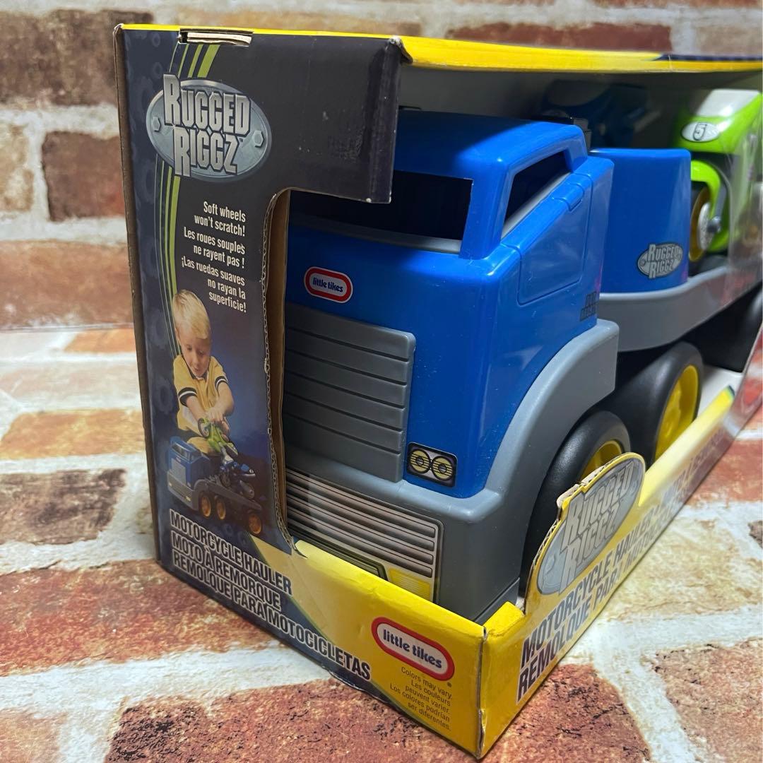 リトルタイクスRUGGED RIGGZ モーターサイクル運搬車&バイク２台セット