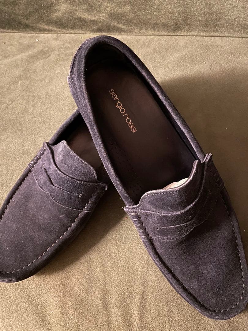 美品セルジオロッシ　sergio rossi ドライビングシューズ　メンズ　27