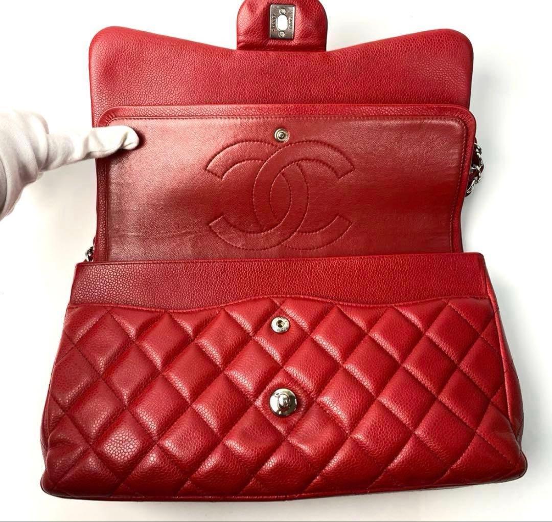 ワインマダム様 CHANEL ダブルフラップ マトラッセ ショルダーバッグ