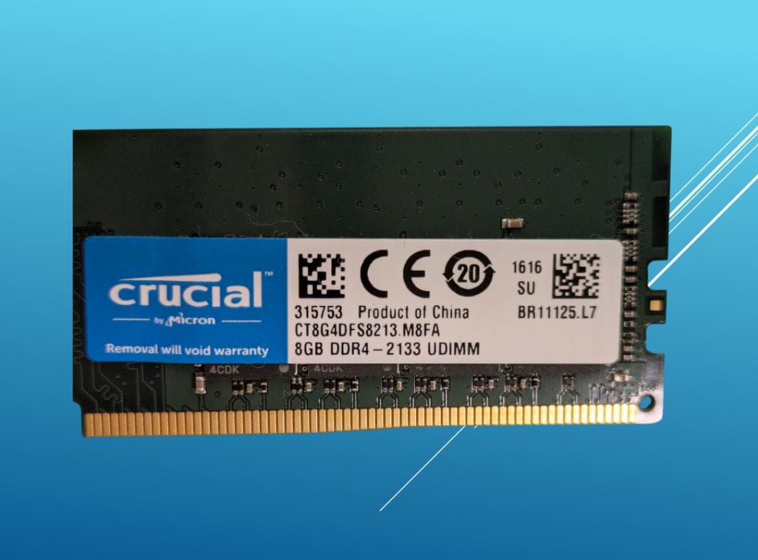 動作確認済み Crucial DIMM 32GB(8GBx4)/#2FEmem