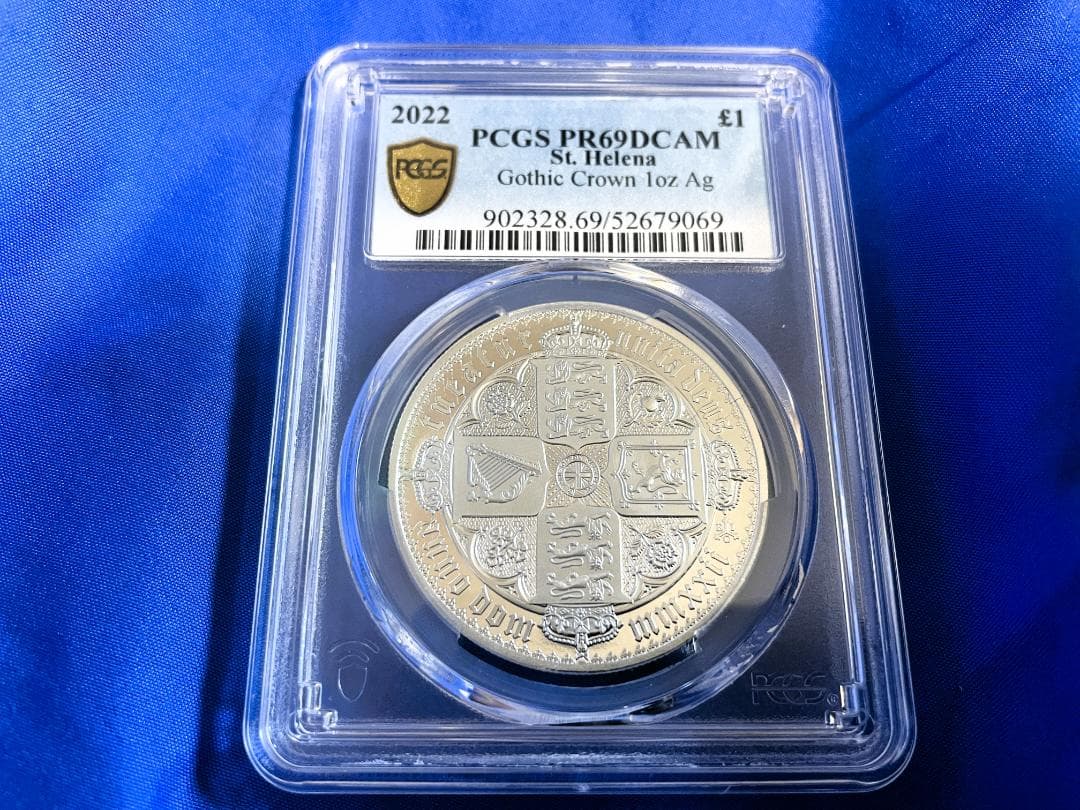 2022マスターピースゴシッククラウン1oz銀貨 PR69 (新品未使用)163