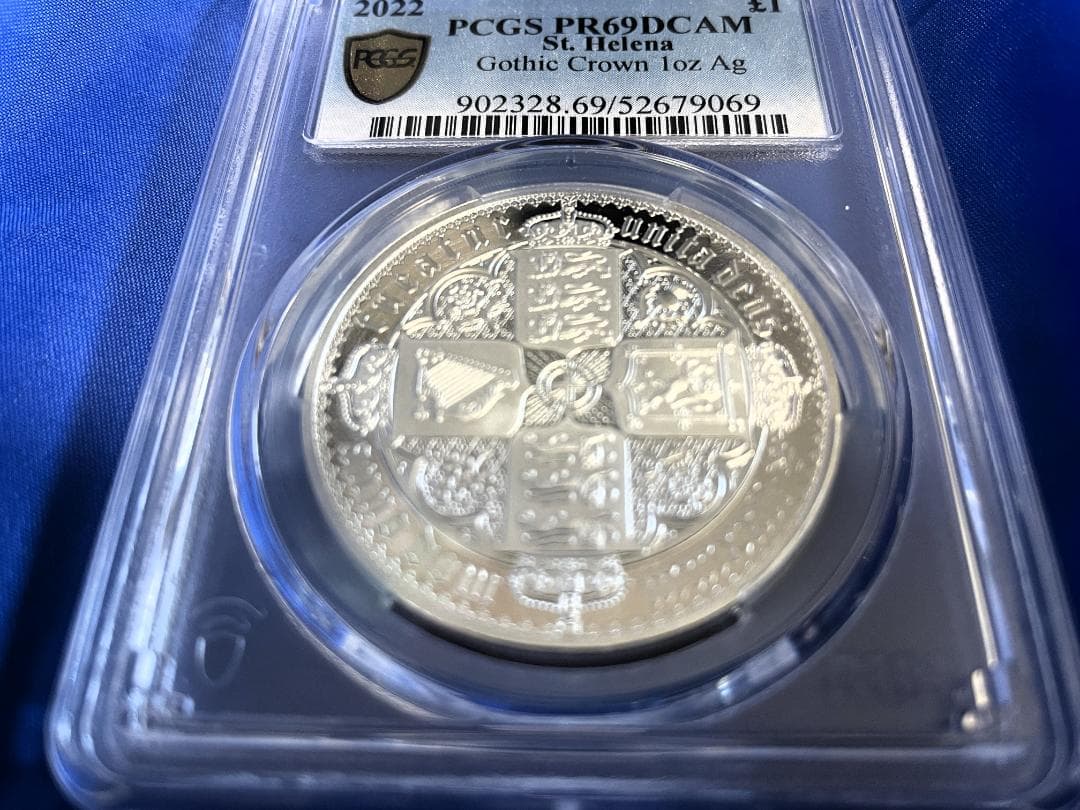 2022マスターピースゴシッククラウン1oz銀貨 PR69 (新品未使用)163