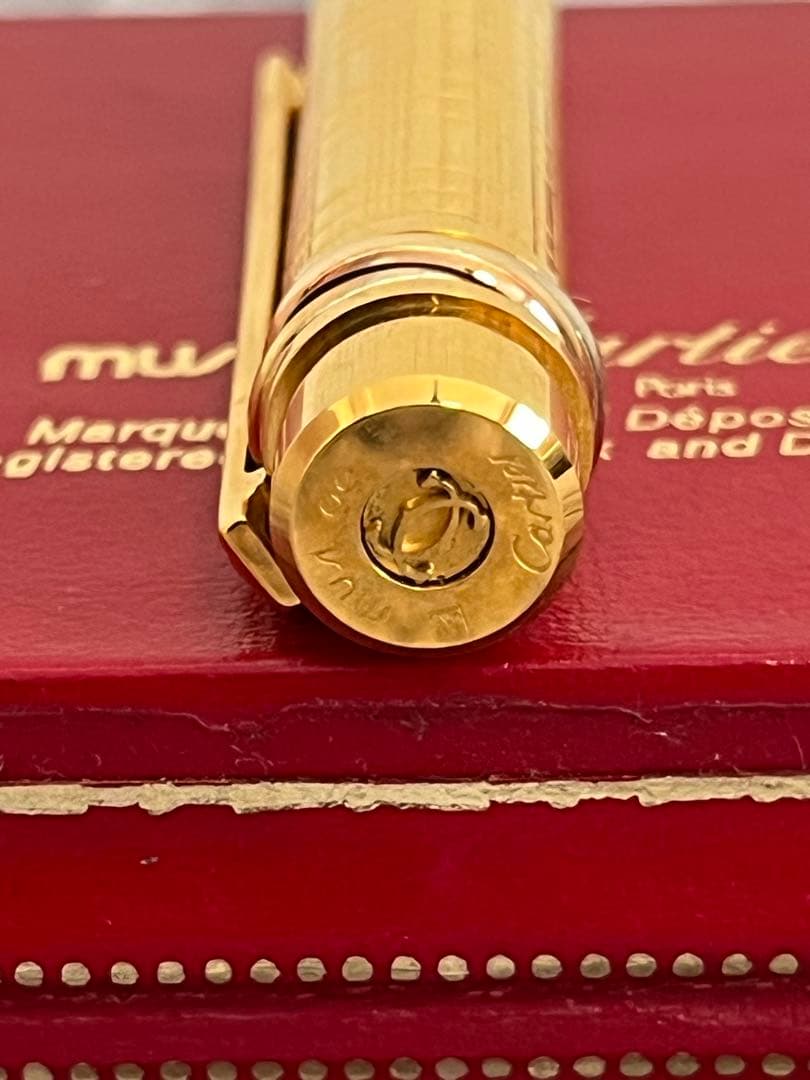 Cartier カルティエ トリニティ 万年筆 ゴールド ペン先18K レア