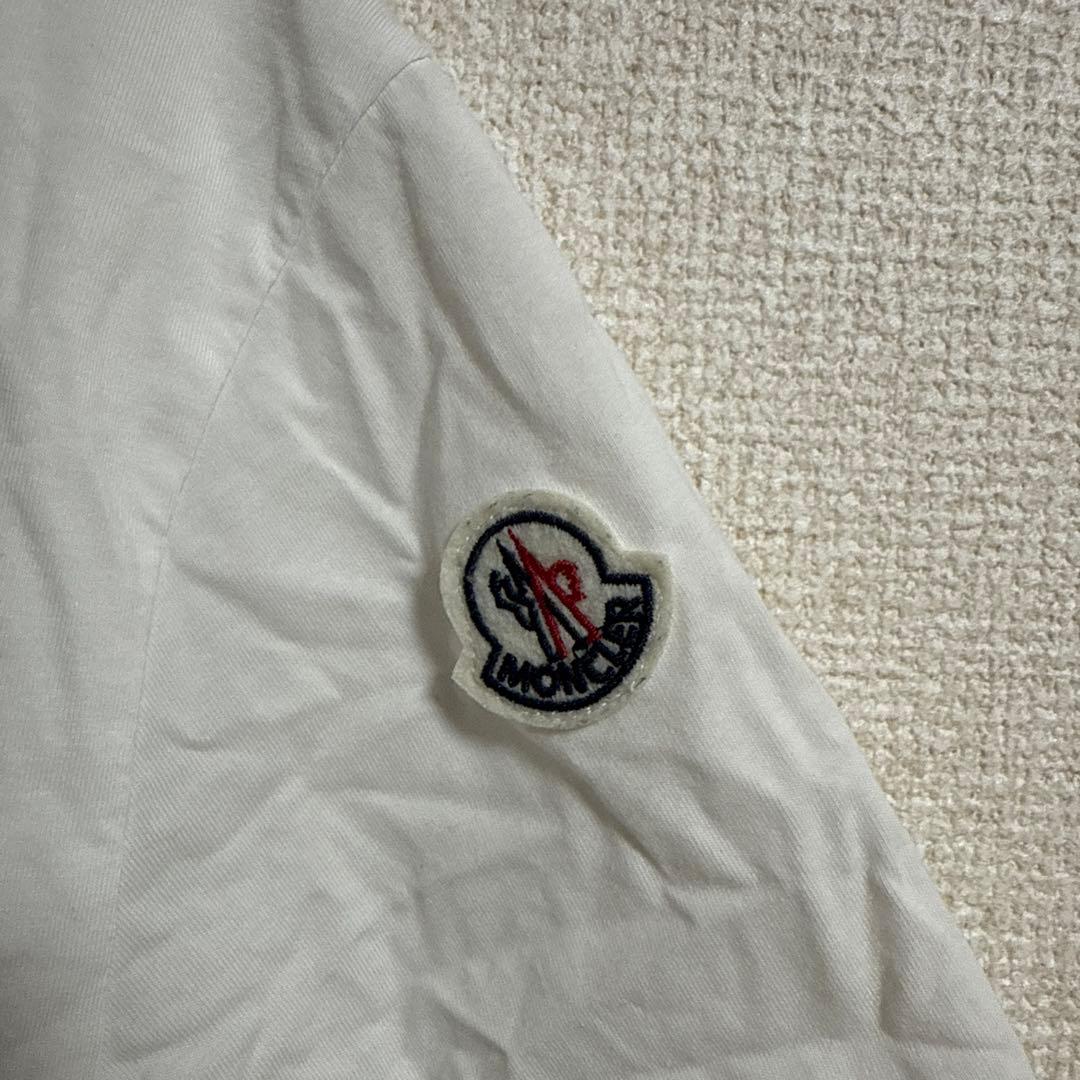 大特価‼️MONCLER GAMME BLEU ホワイト Tシャツ
