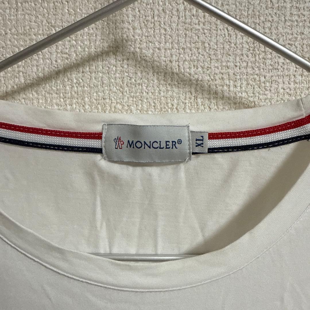 大特価‼️MONCLER GAMME BLEU ホワイト Tシャツ