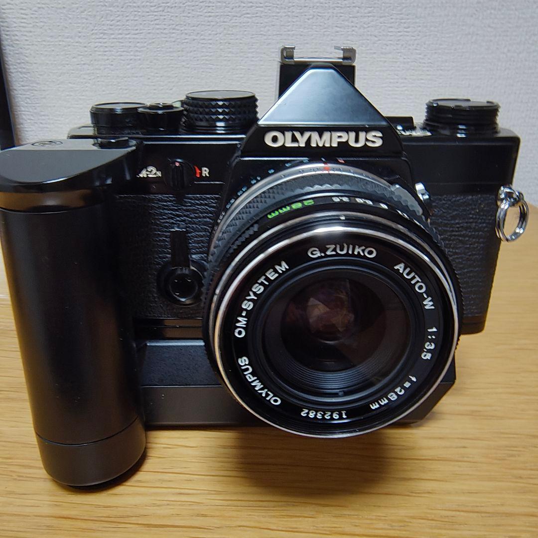 フィルムカメラ OLYMPUS OM-2N G.ZUIKO AUTO-W 28mm F3.5