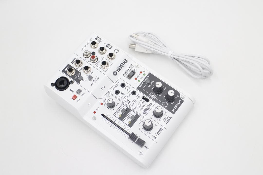 [M-TN 2224]ヤマハ AG03 ミキシングコンソールミキサー オーディオ