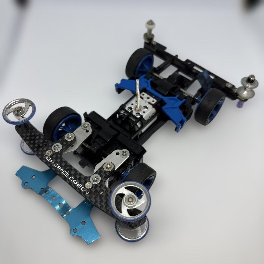 即購入可 ミニ四駆 MSシャーシ 井桁 フラットマシン 改造完成済 ベルダーガ