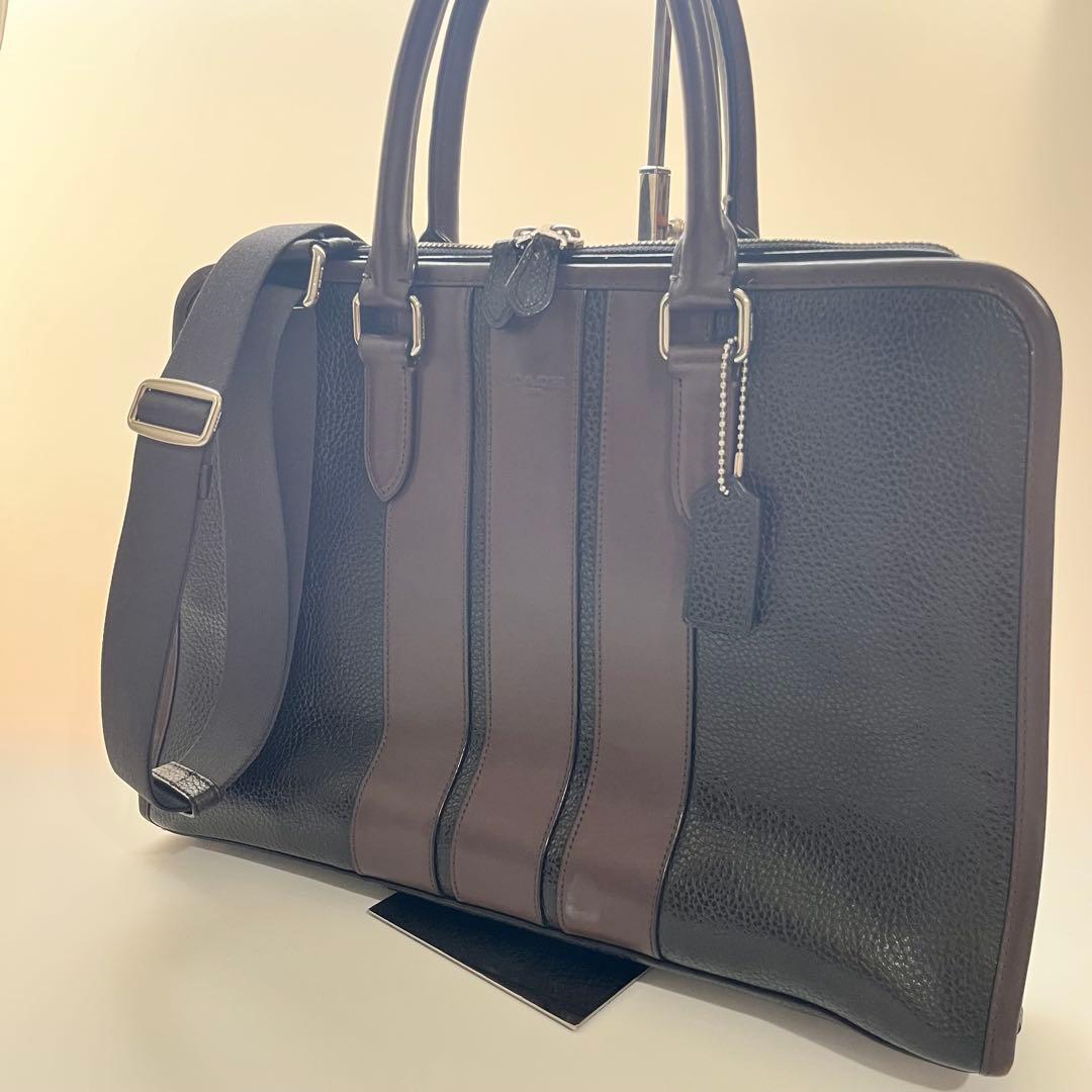 COACH コーチ 2way ビジネスバッグ　ブリーフケース　F72308