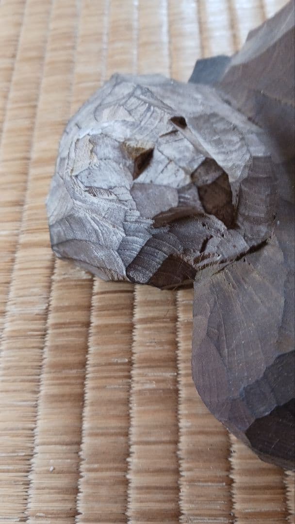 工藤敬三 作「黄初平」 木製像置物