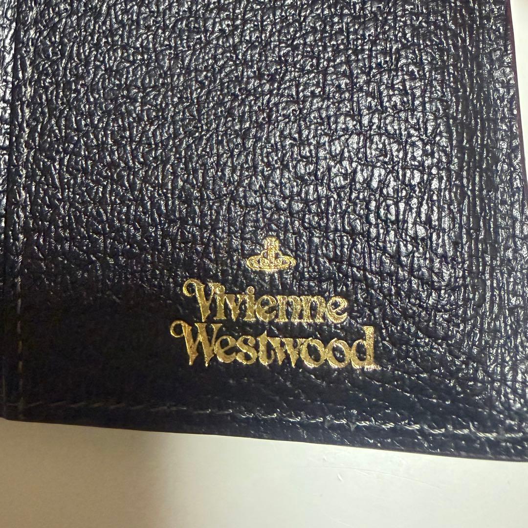 Vivienne Westwood レザー二つ折り財布 ブラック