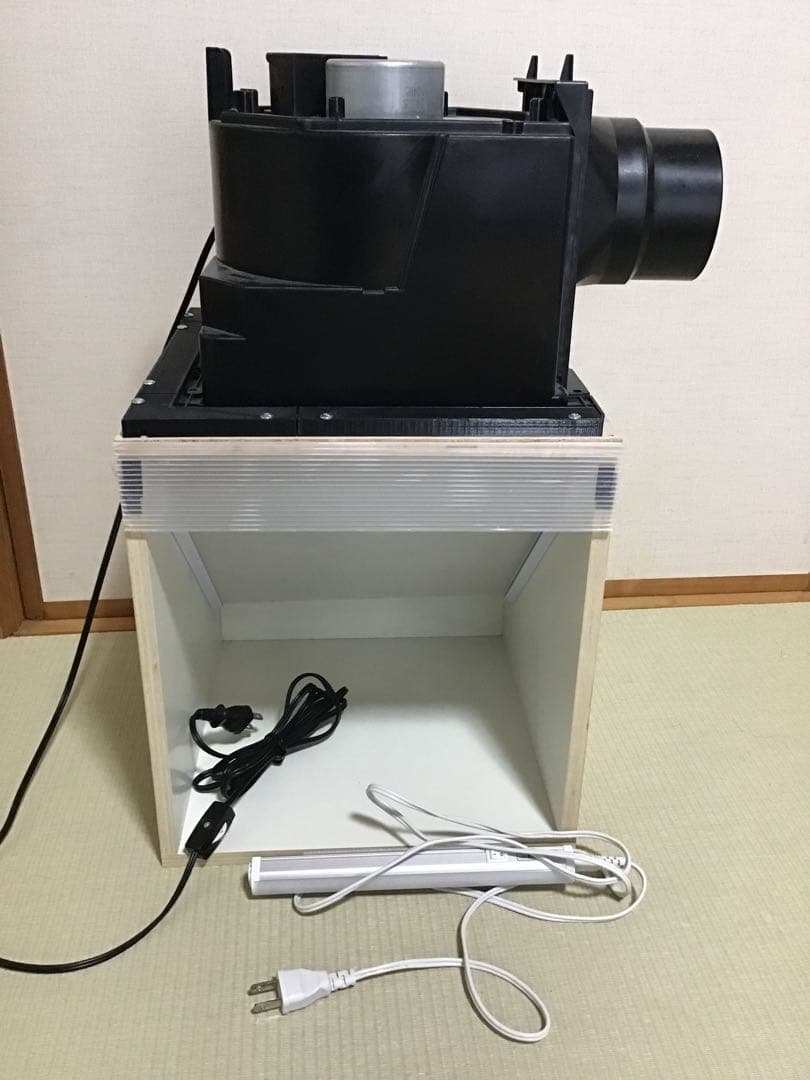 塗装ブース　(みれす様制作・キャリータイプ)