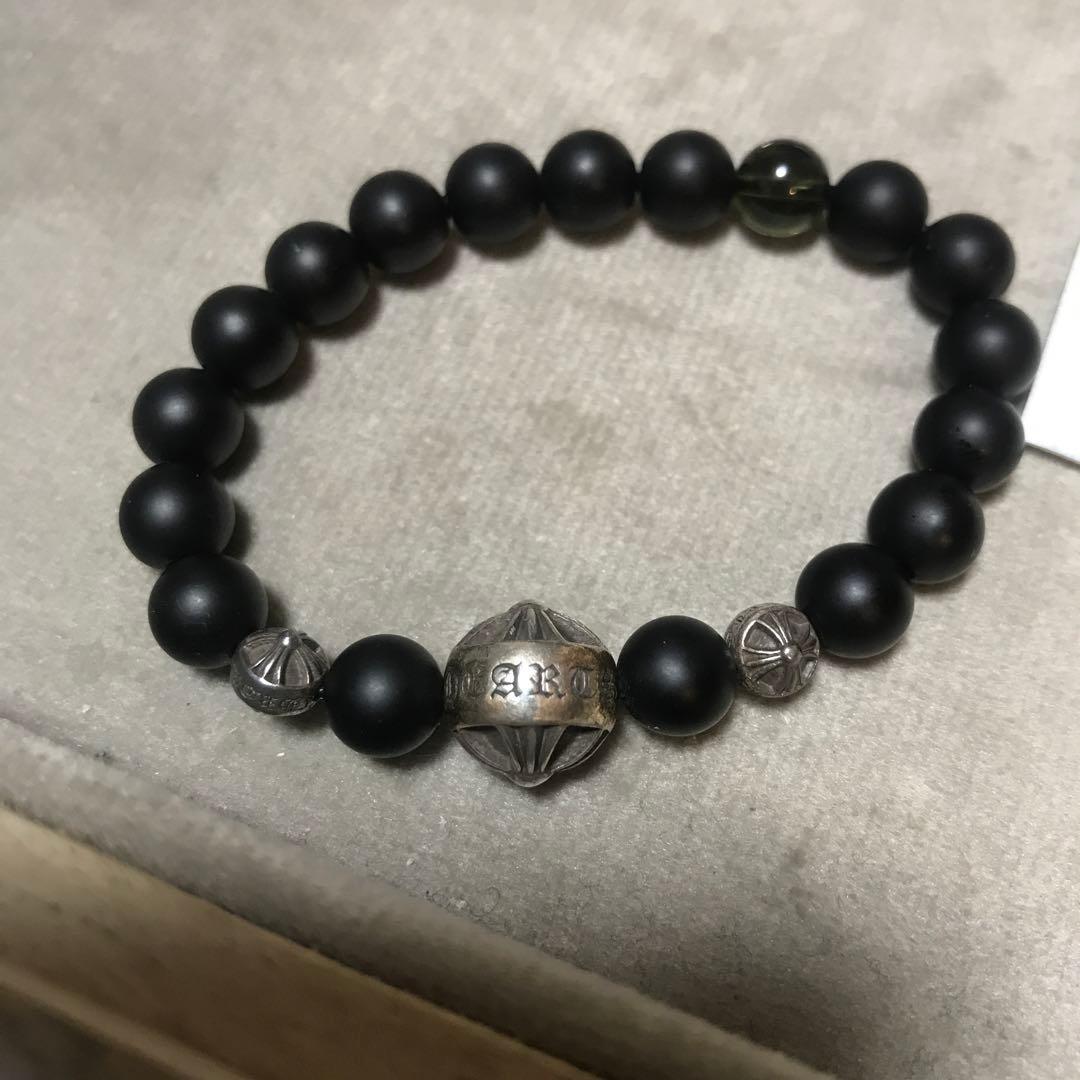 クロムハーツ マットオニキス　ブレスレット