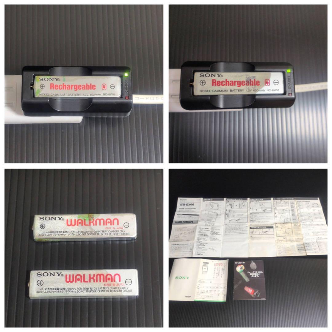 SONY ウォークマン WM-EX66 ブラック 完品 付属多 現状品 元箱付き