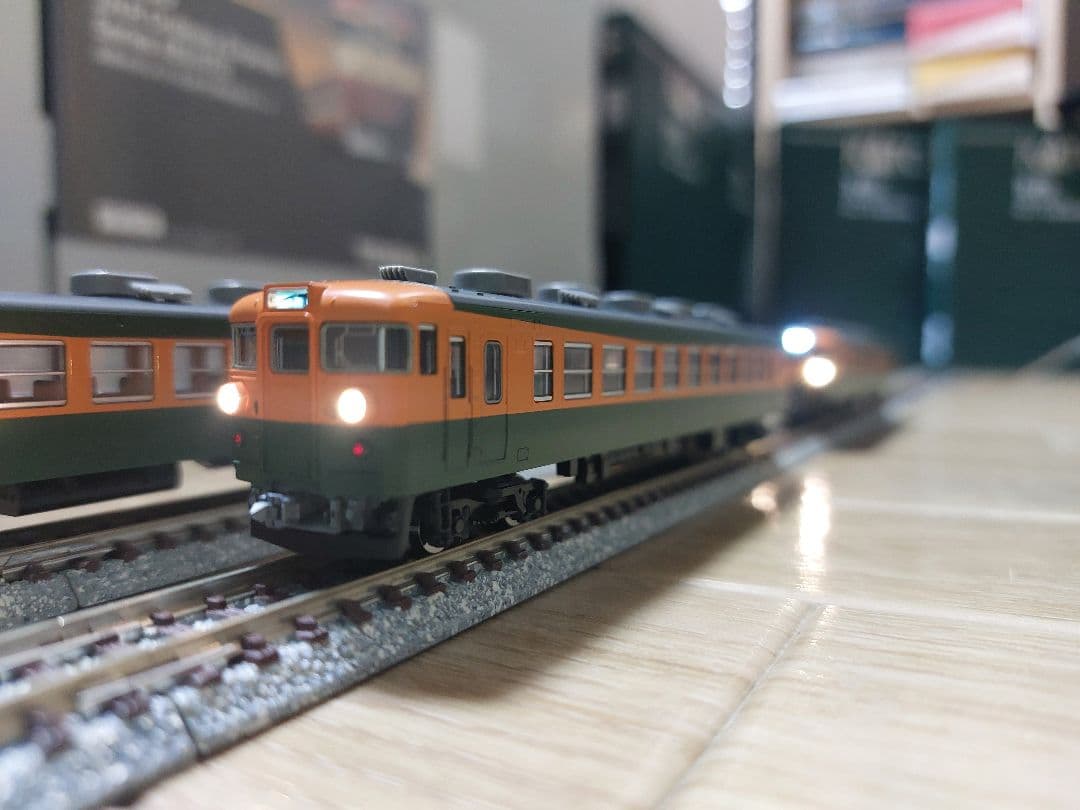 TOMIX 98221 国鉄167系冷改基本4両+98222増結4両(完品)