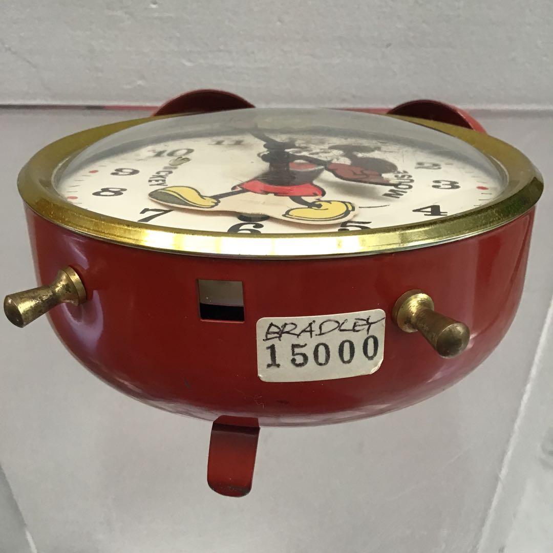 【専用】ミッキーマウス アラーム時計 置時計 BRADLEY ビンテージ