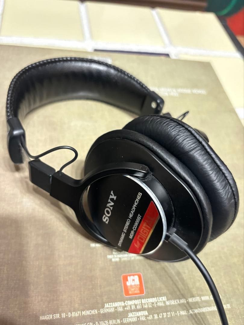 SONY ヘッドフォン MDR-CD900ST 赤帯